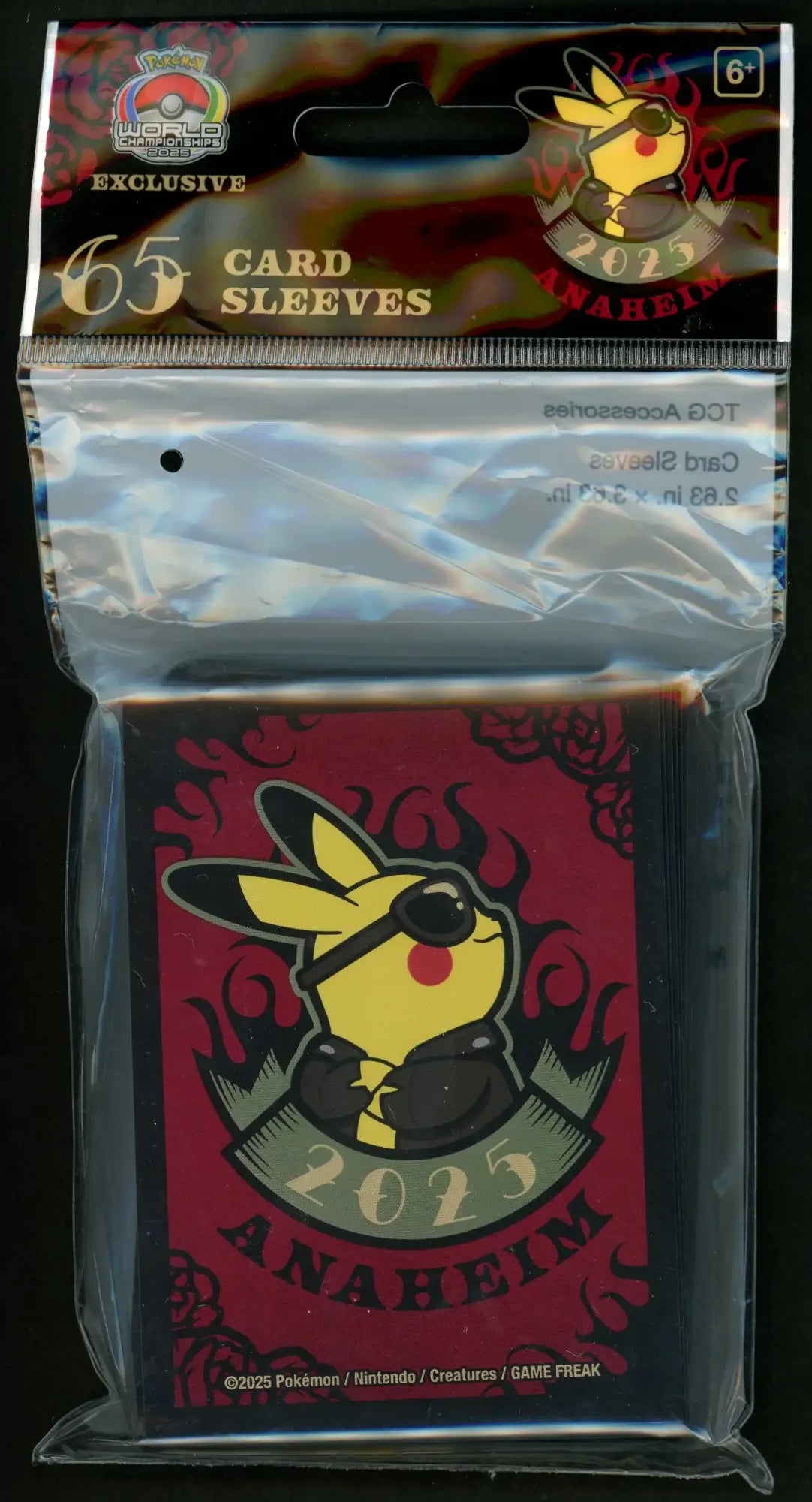 デッキシールド 海外 WCS2025 アナハイム ピカチュウ 赤 – 晴れる屋2