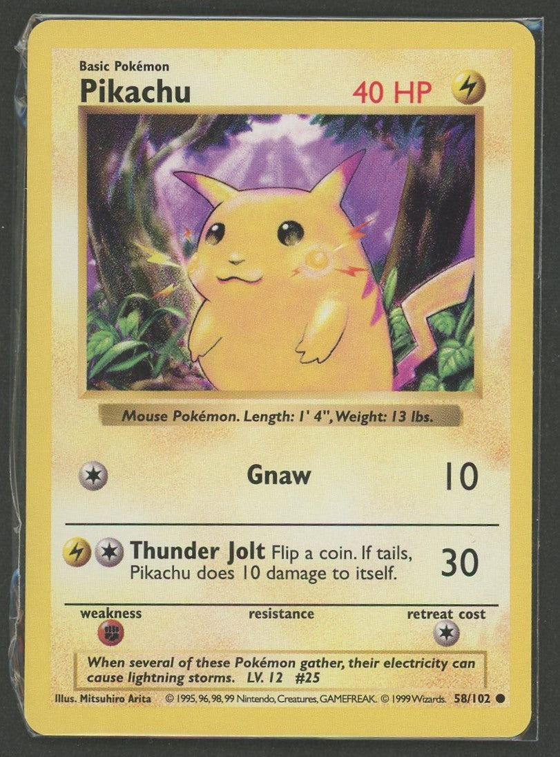 未開封プロモ】 Pikachu 58/102:みんなで選んだポケモンソング♪ベスト