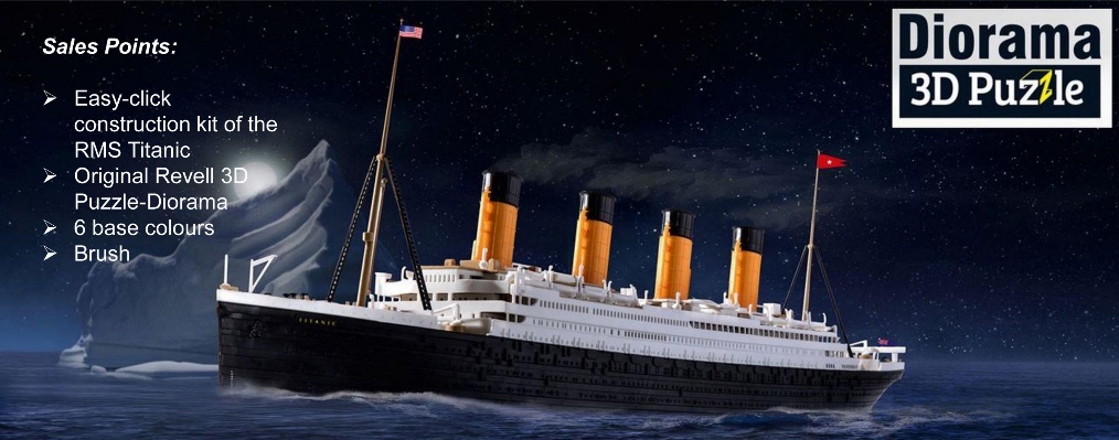 ギフトセット RMS タイタニック + 3Dパズル（氷山） | 株式会社 ハセガワ