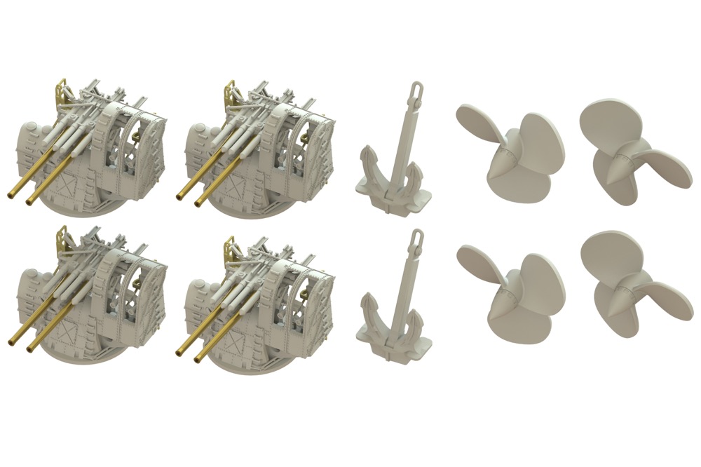 日本海軍 戦艦 長門 1941 3Dパーツセット（日本限定版） | 株式会社