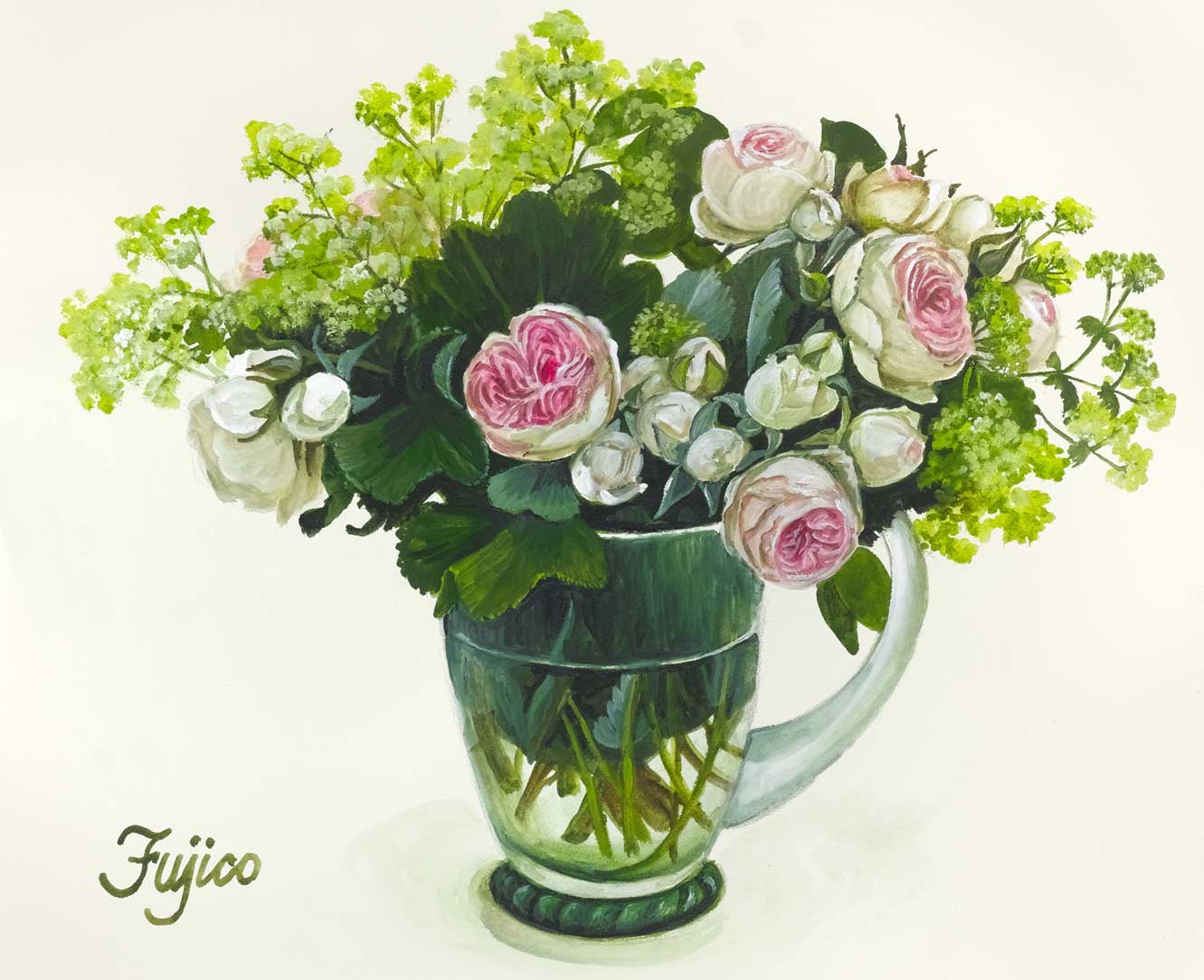 作品展】花の妖精（軽井沢町）にて 10/1〜 | 橋本不二子 水彩画家