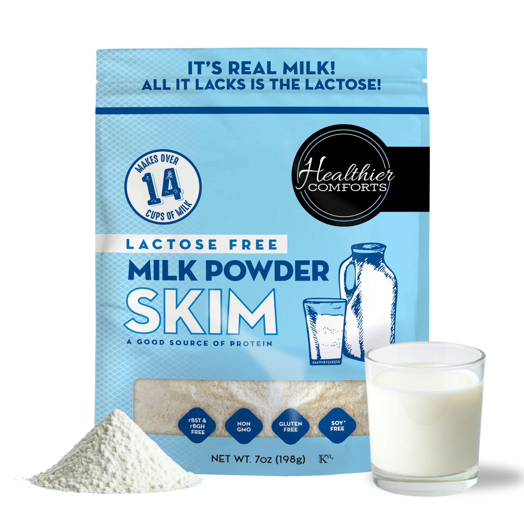Lactose Free Skim Milk Powder – Healthier Comforts