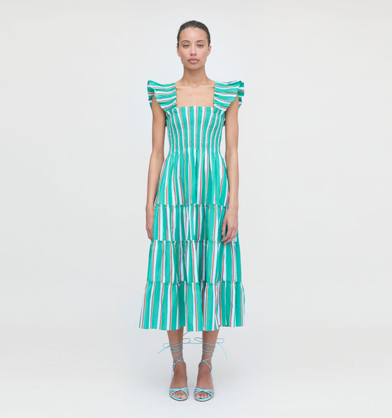 The Ellie Nap Dress - Sunset Stripe – Hill House Home