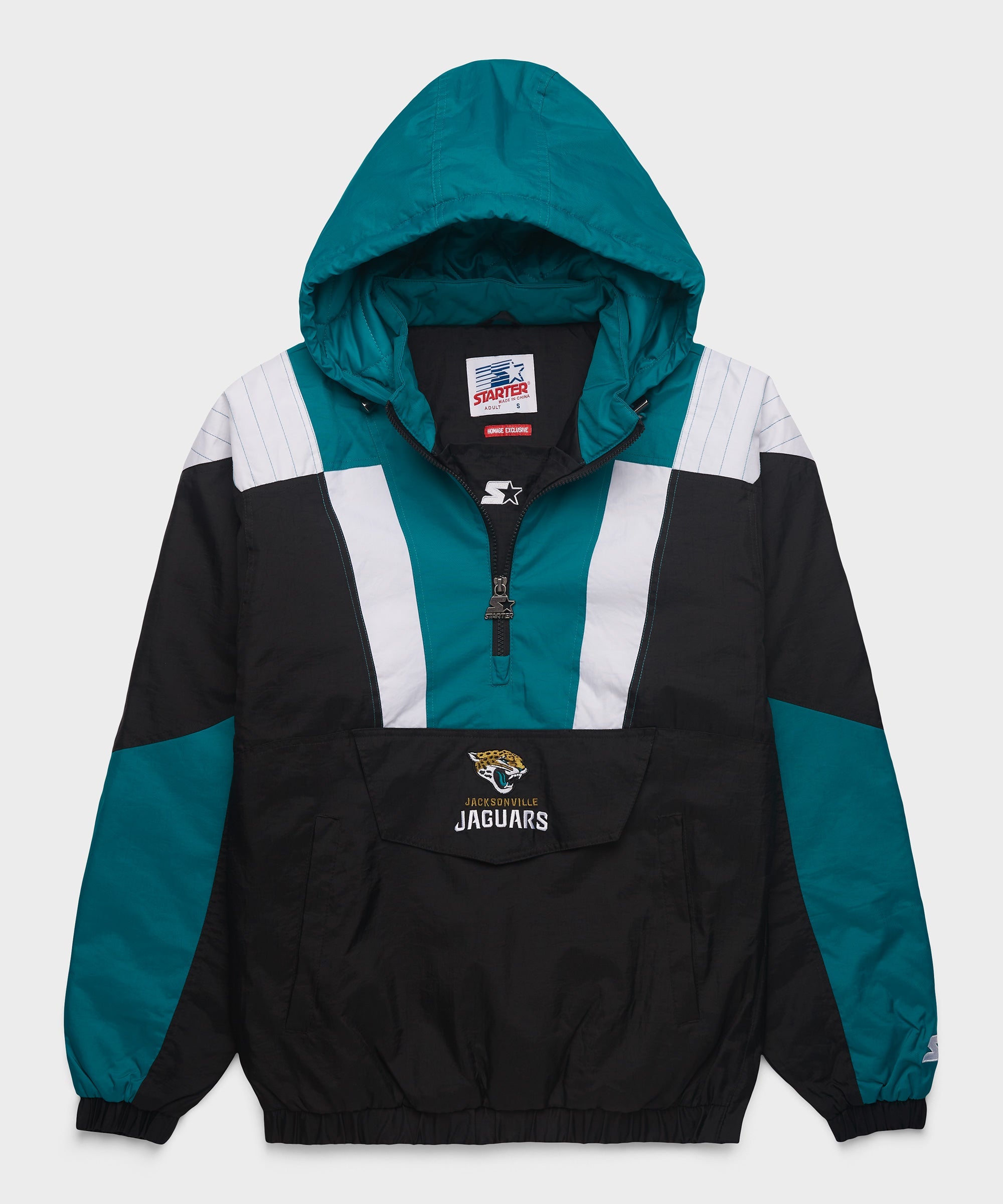 HOMAGE X Starter Jaguars Pullover Jacket | Retro Jacksonville