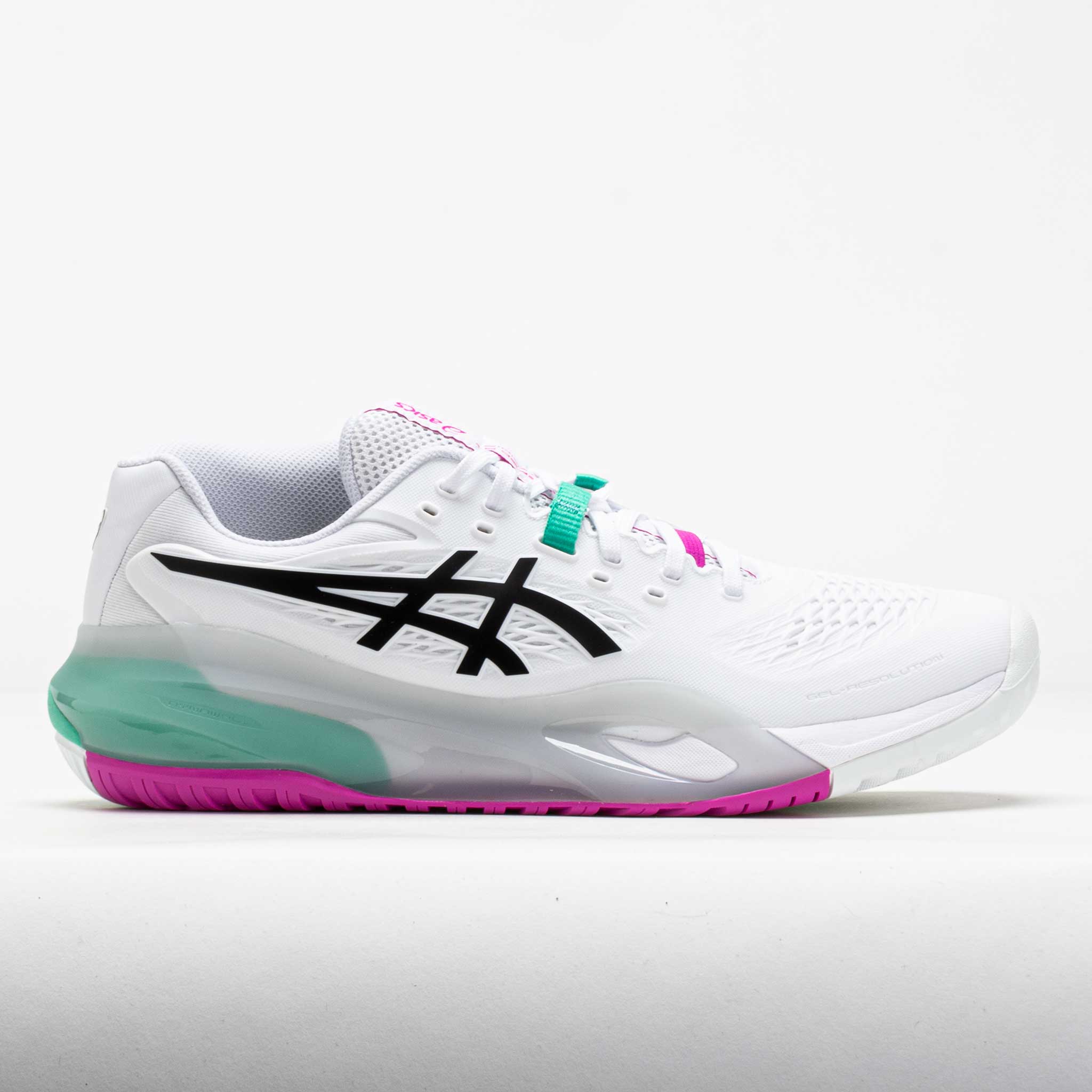ASICS GEL-Resolution X Men's White/Aurora Green – Holabird Sports
