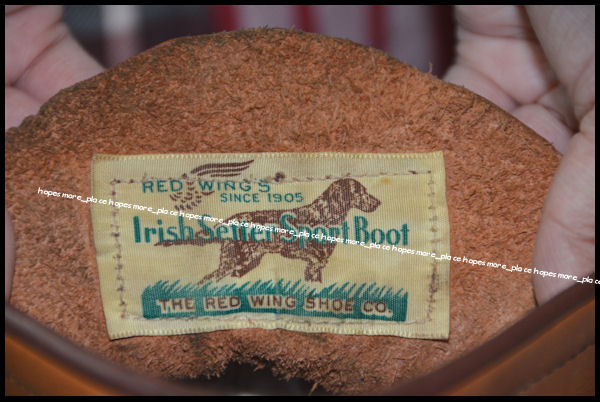 レッドウィング アイリッシュセッターのタグの変遷 （875、8875