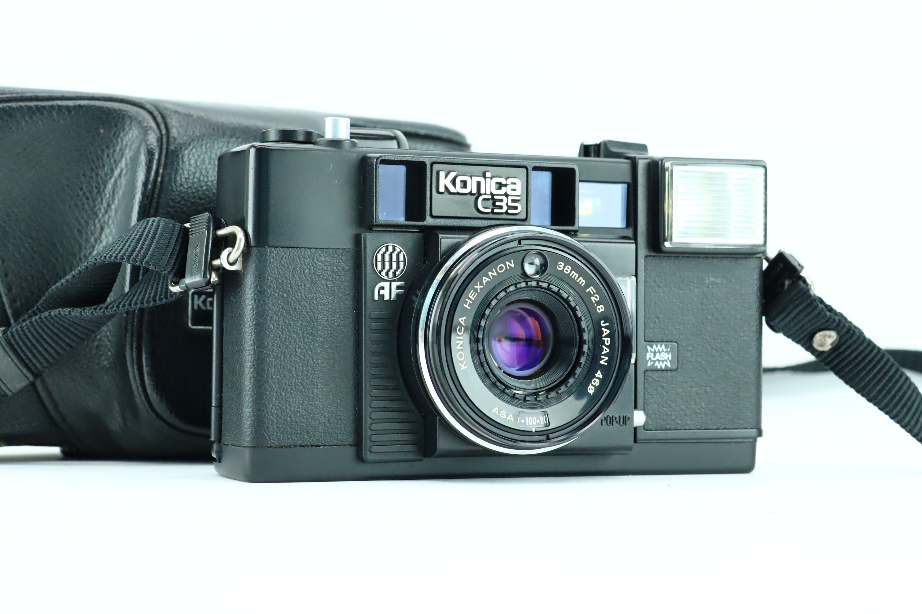 Konica C35 AF with Hexanon 38mm F2.8 lens – Hard to Find Camera Store