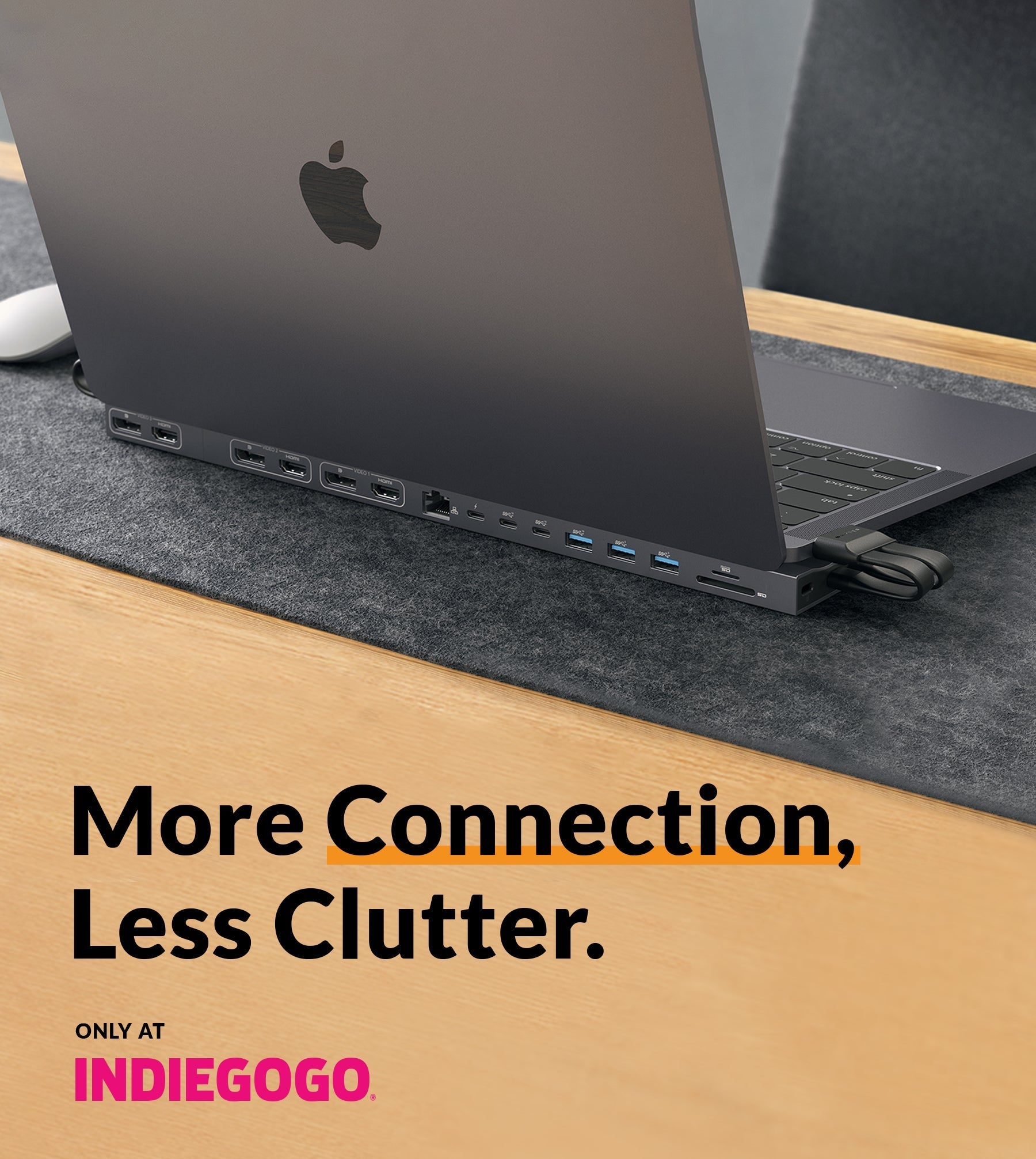 HYPER Launches Native Triple 4K Display 15-Port Dock For MacBook