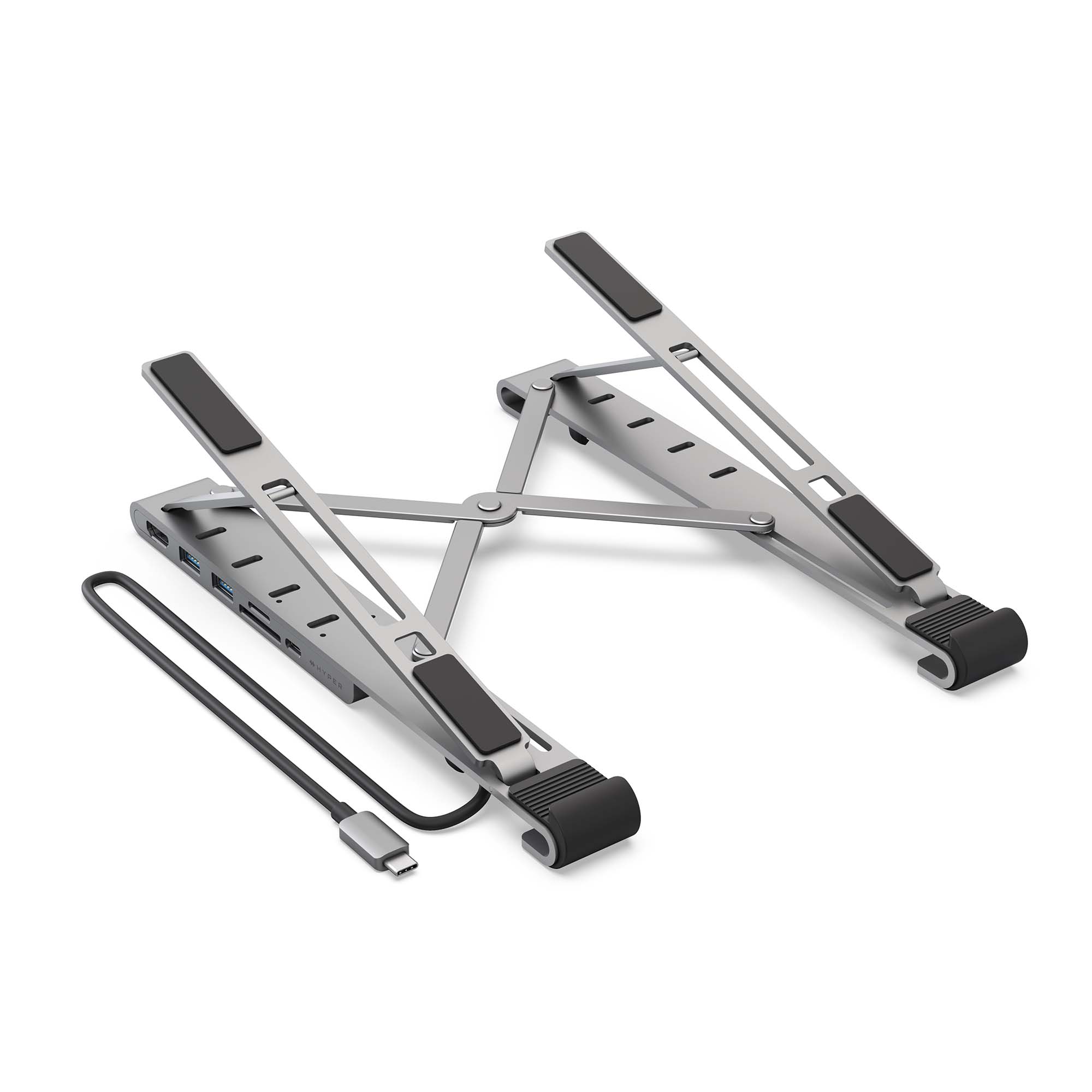 HyperDrive 7-in-1 USB-C Hub Stand – Power Meets Ergonomics