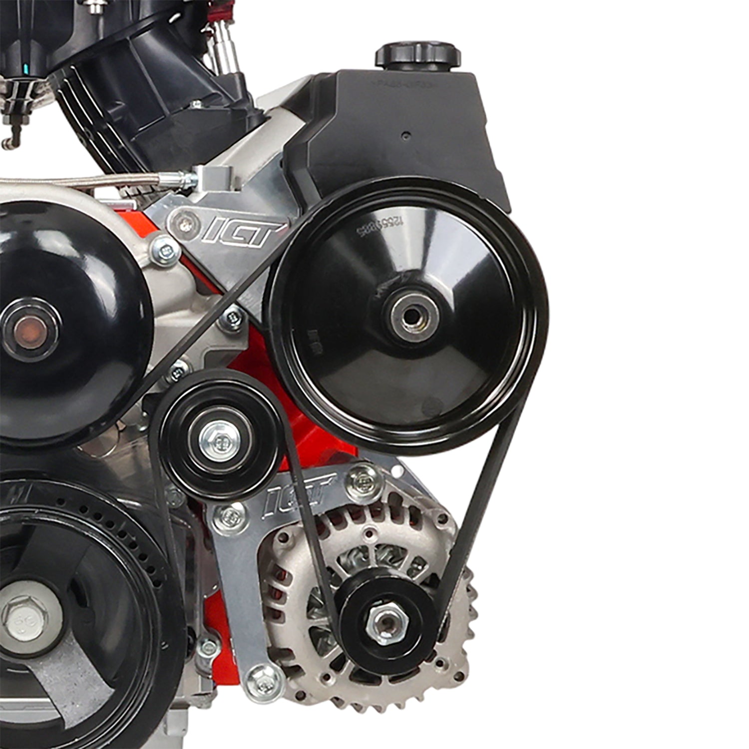 LS Camaro Low Mount Alternator, Power Steering Pump Brackets LSX