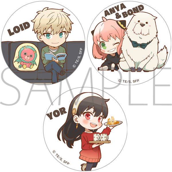 SPY×FAMILY 缶バッジセット くつろぎフォージャー家 – IG Port ONLINE