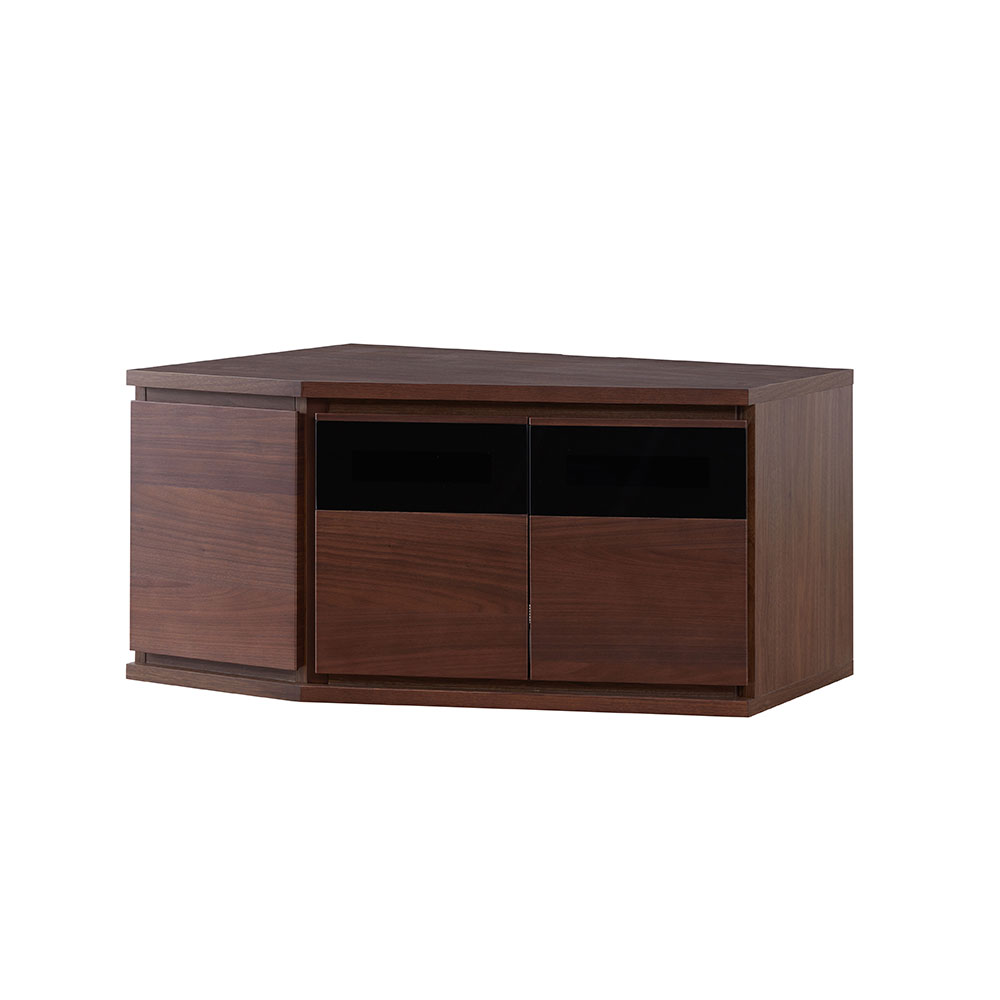 コーナーテレビボード 「ノーク2」幅89cm 木扉の位置 向かって左側 全2