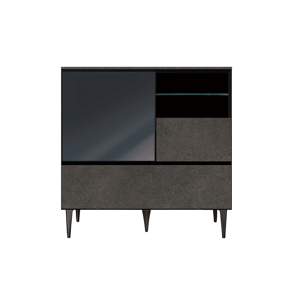 AYANO（綾野製作所）サイドボード「ゼノ ノワール ZL-90UD」幅90cm 全6