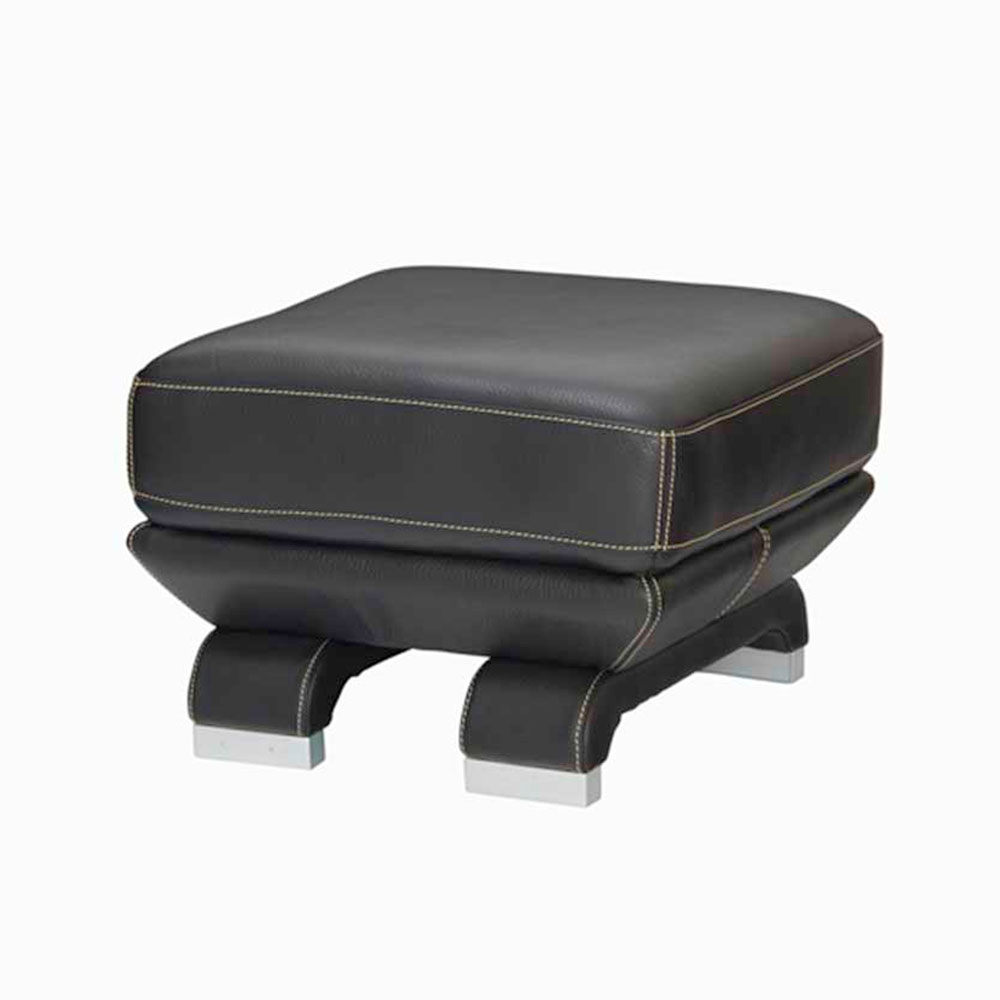 オットマン「L/S 01（エルエス01）」 革ブラック色 #R-887C | 【公式