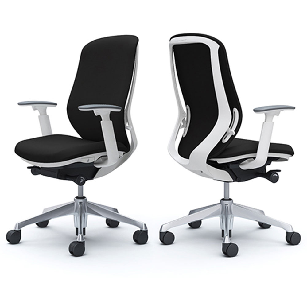 シルフィー ハイバック」背・座面/クッション ボディーカラー/ホワイト