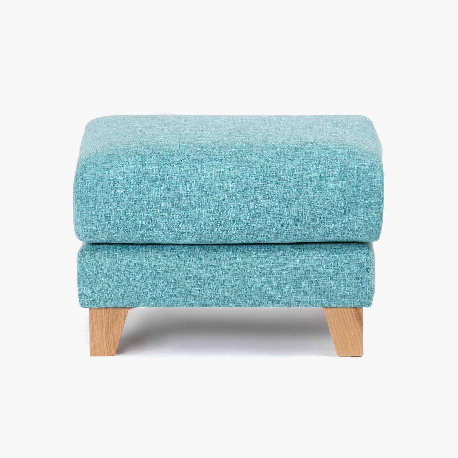 オットマン「アクア SD-341C」布#FG220-11D ブルー色 脚部全2色