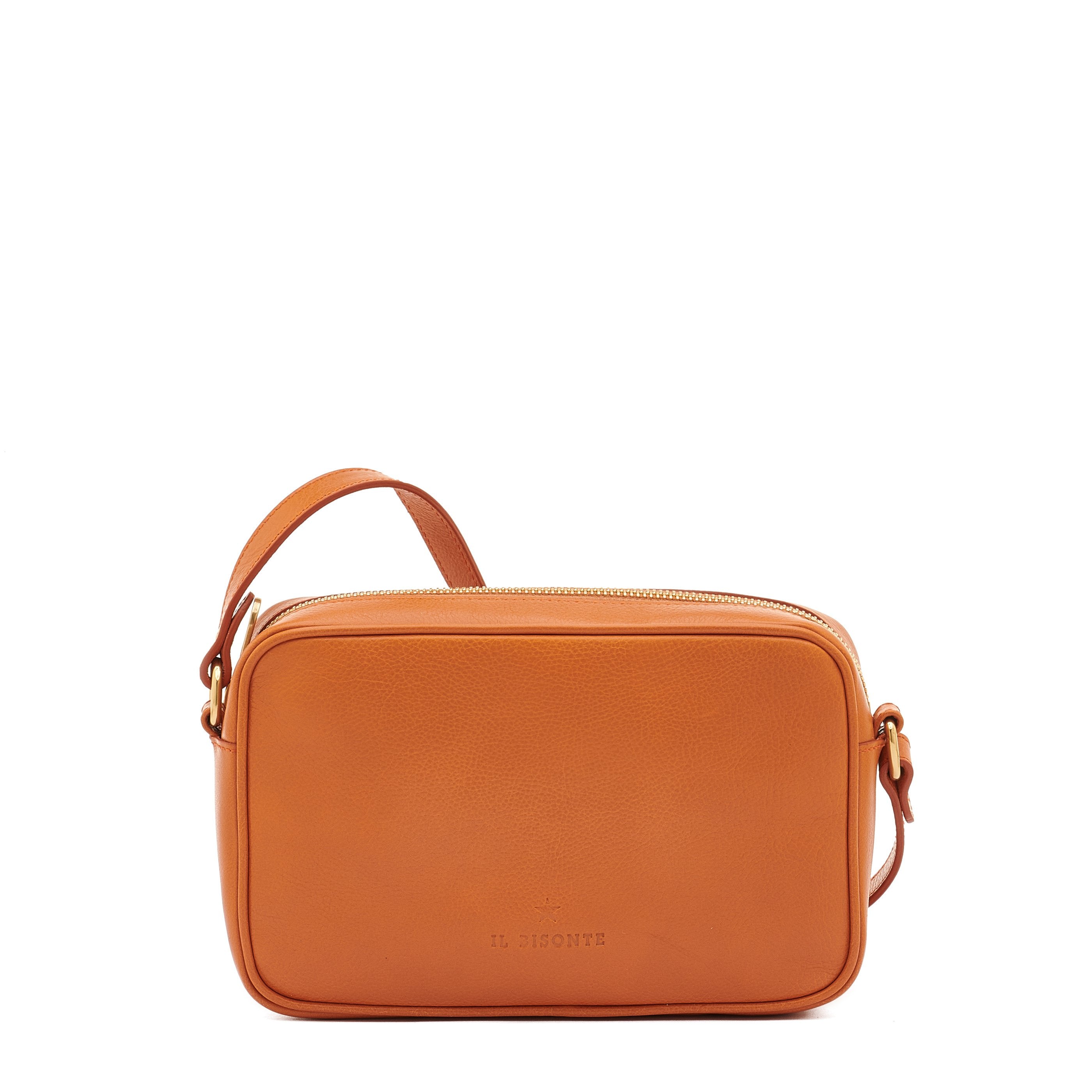Oliveta | Women's crossbody bag in leather color caramel – Il Bisonte