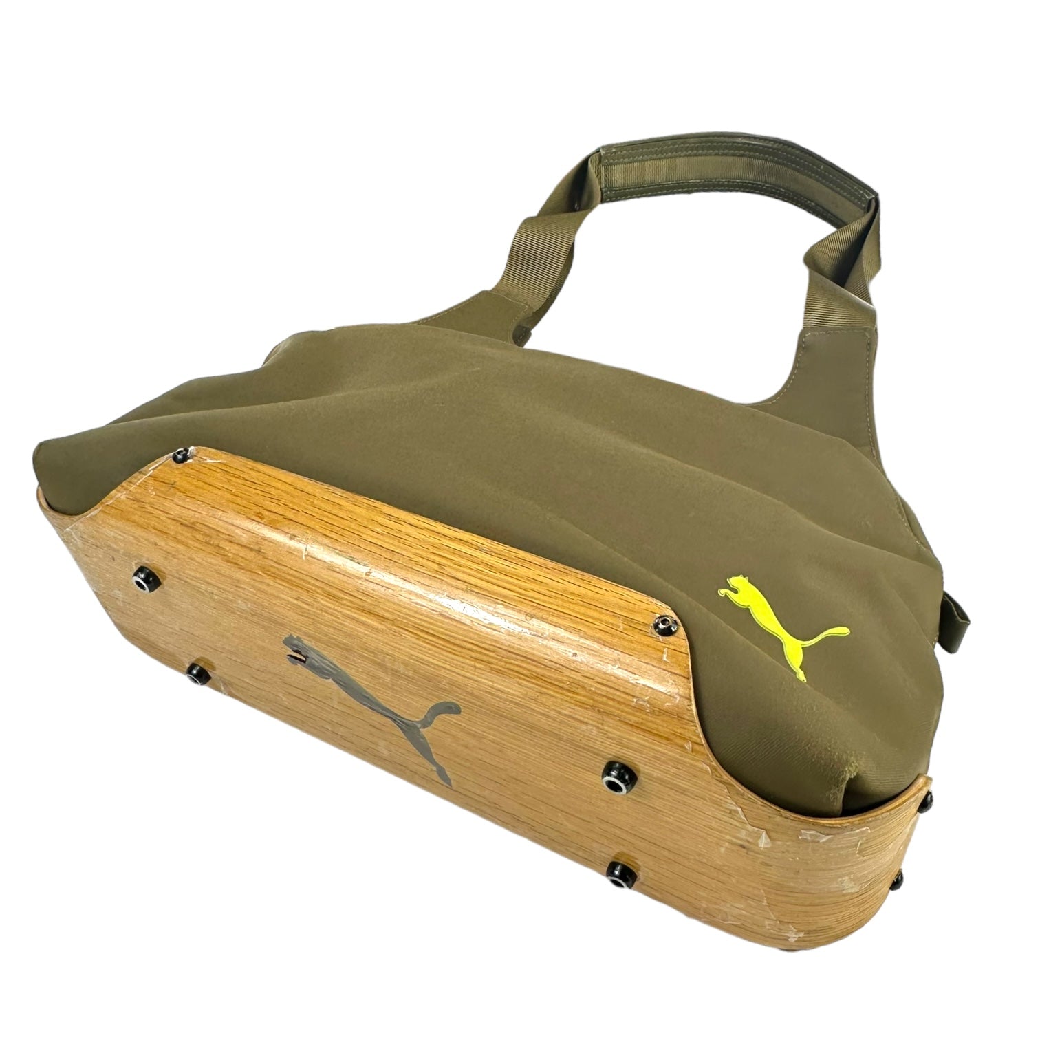 2005 Puma Urban Mobility Wood panel bag – insidetag
