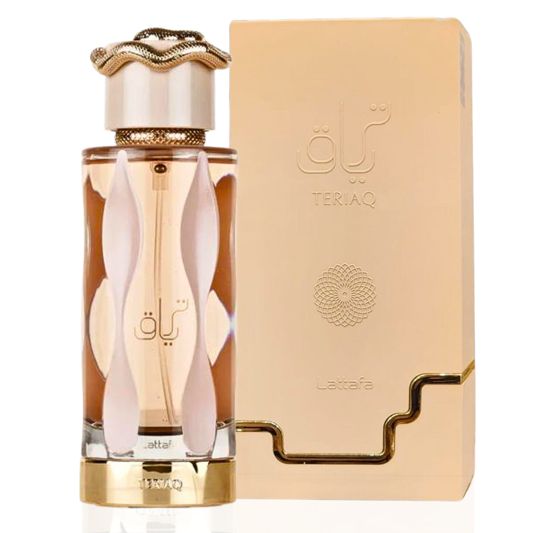 Teriaq Eau de Parfum Spray 100ml (3.4 oz) by Lattafa | Intense Oud