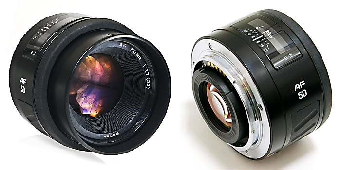 MINOLTA AF 50mm F1.7 New spec