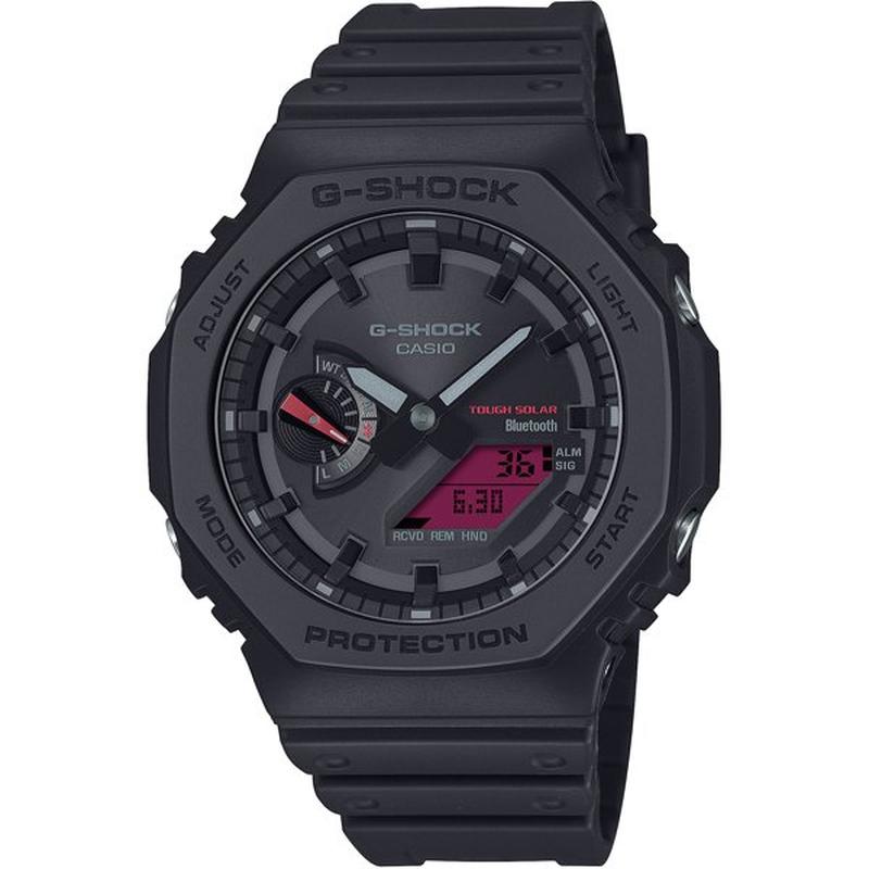 Casio Men's G-Shock Black and Bold Red GA-B2100BBR-1AJF Watch
