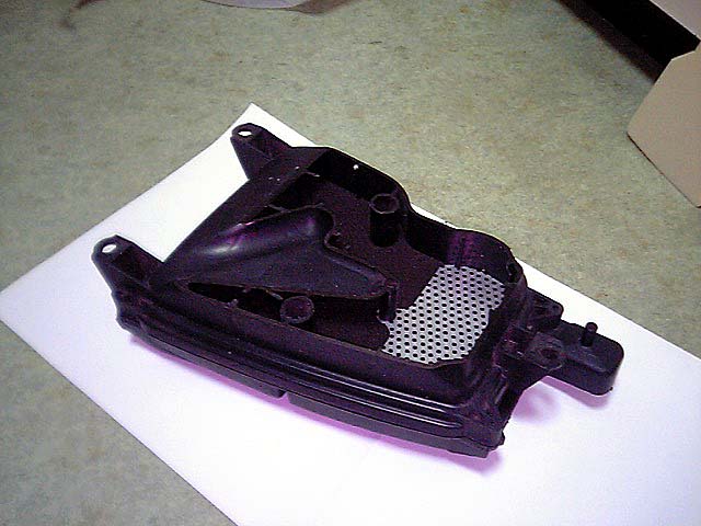 PWKキャブ装着車に純正エアクリを取付