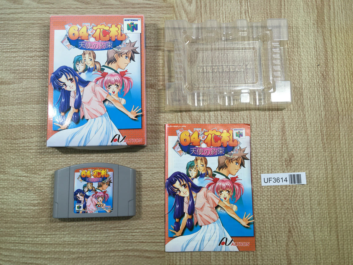 UF3614 64 Hanafuda Tenshi no Yakusoku BOXED N64 Nintendo 64 Japan
