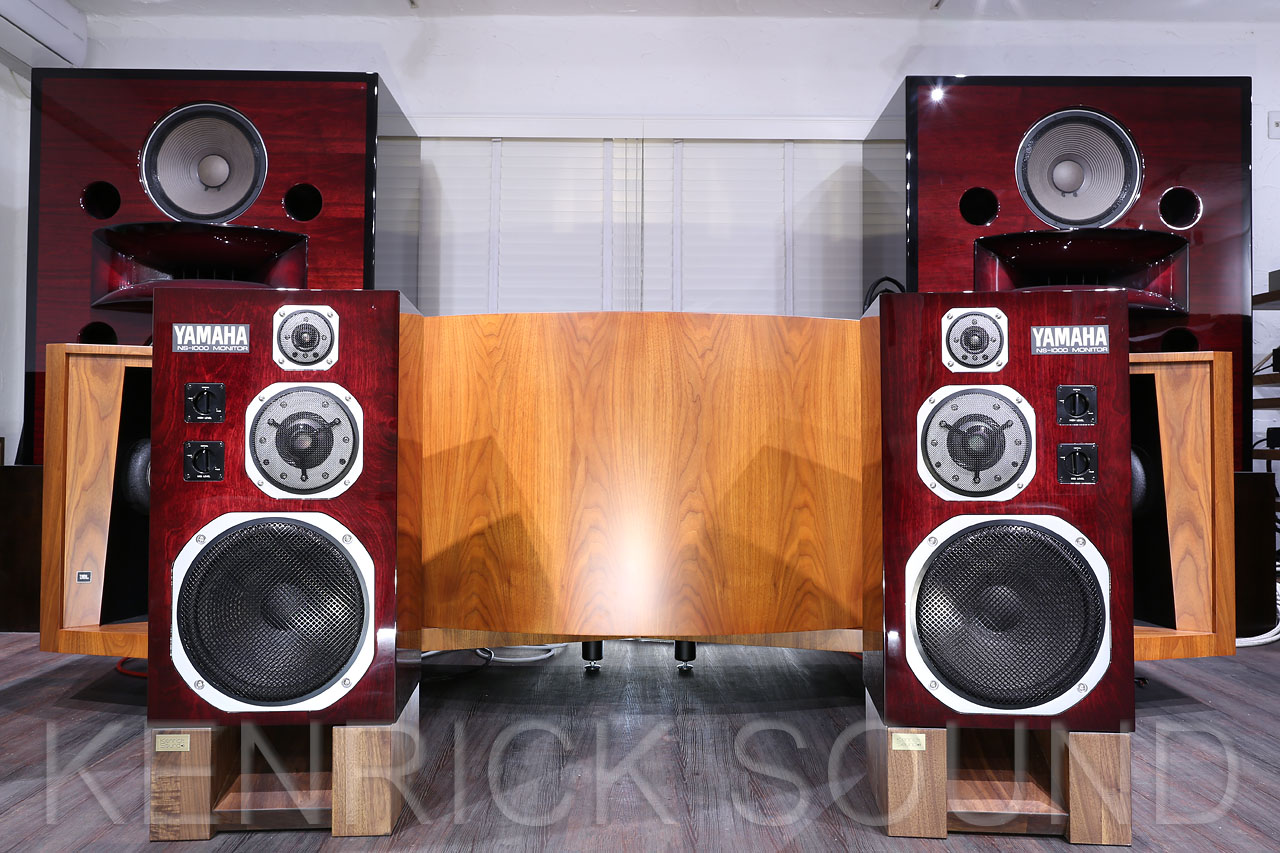 YAMAHA NS-1000M オーバーホール済 新品オックスブラッド塗装