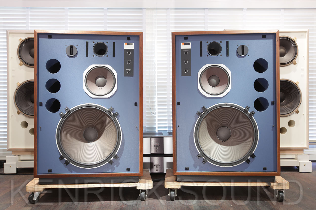 JBL 4345 グリルエンブレム サランネット・ロゴプレート2枚＋新品金具4