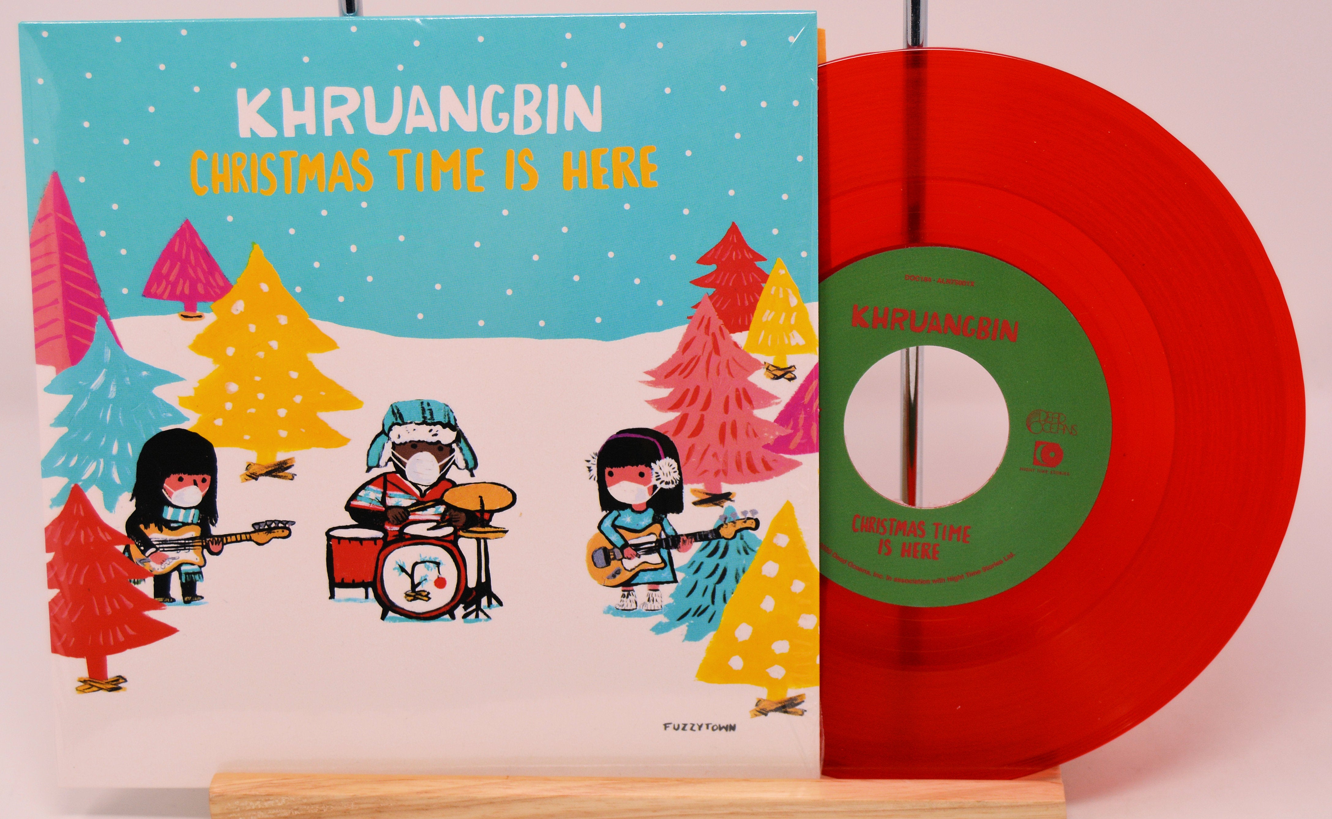Khruangbin - Christmas Time Is Here, 7 Inch Vinyl Record, Red