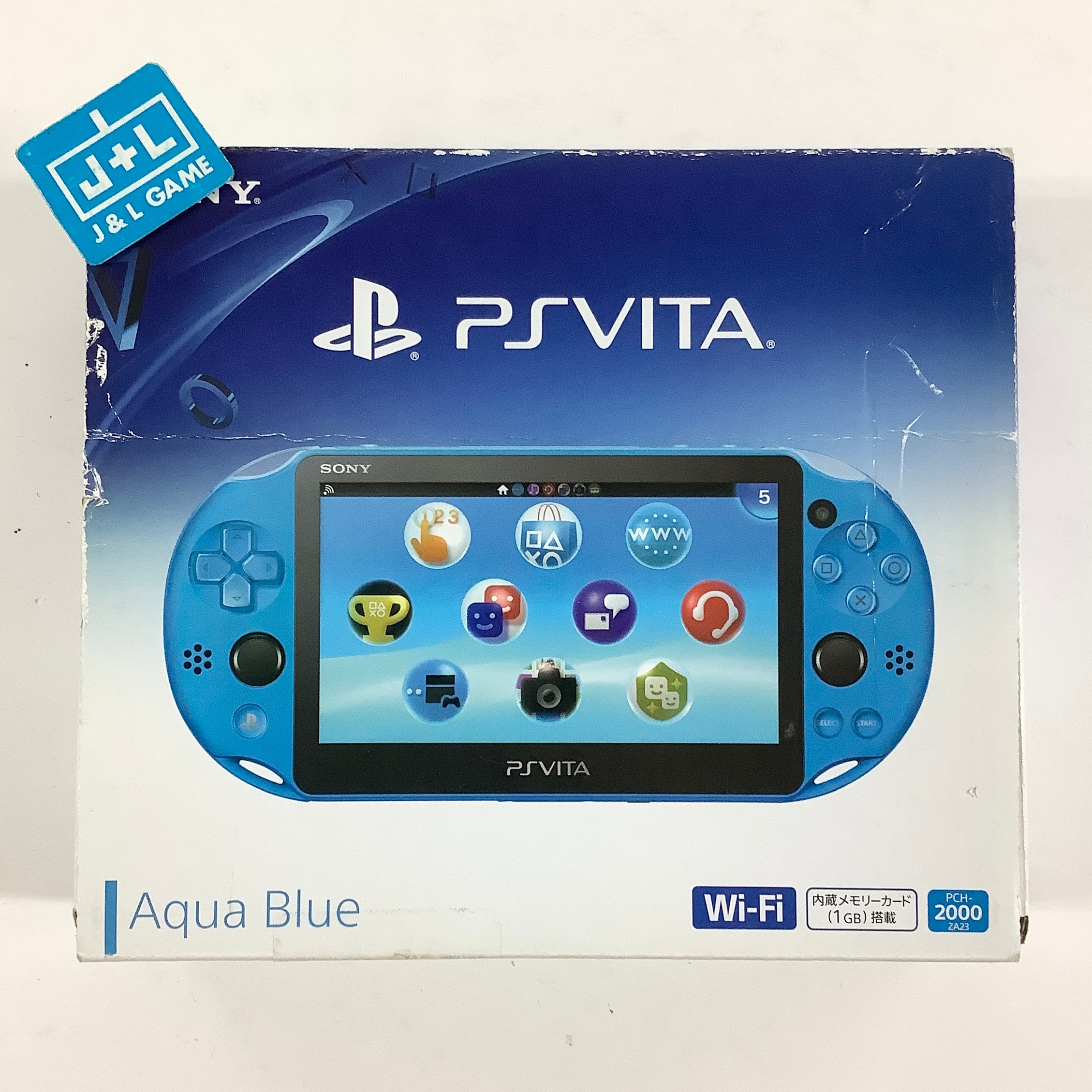 Sony PlayStation Vita 2000 Wi-Fi (Aqua Blue) - (PSV) PlayStation