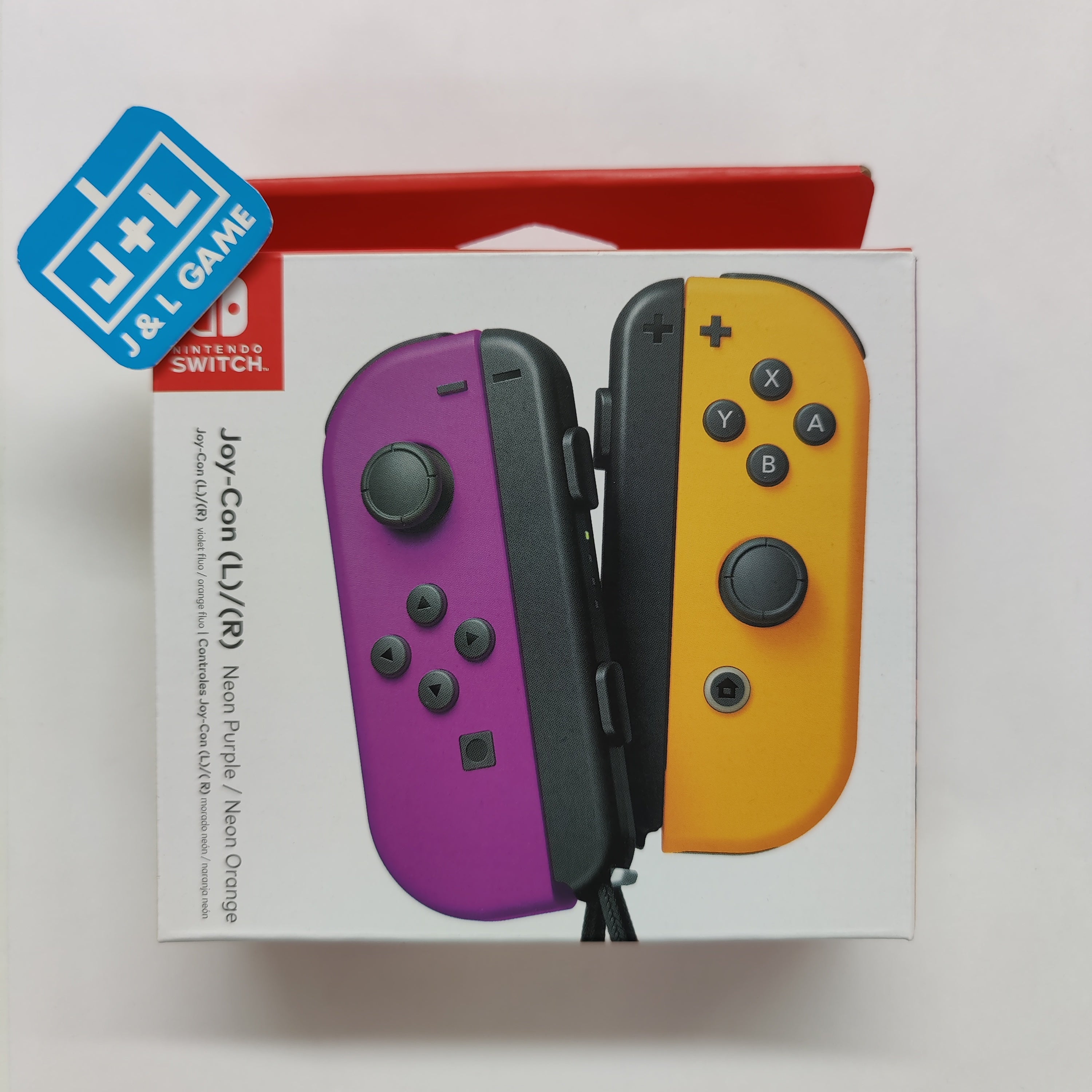 Nintendo Switch Joy-Con (L)⁄(R) (Neon Purple⁄Neon Orange) - (NSW