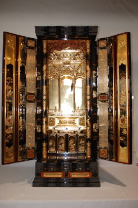 金沢-仏壇 伝統的工芸品 70代三方開 親鸞蒔絵 | 金沢の仏壇仏具なら