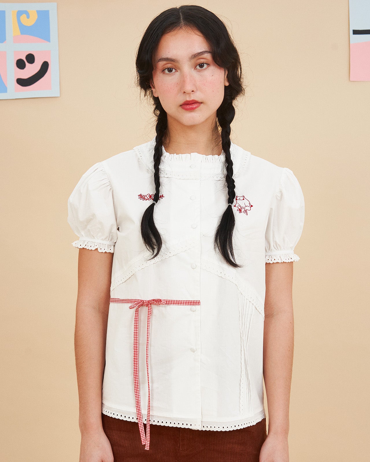 The Frog and Frills Blouse – Kina & Tam