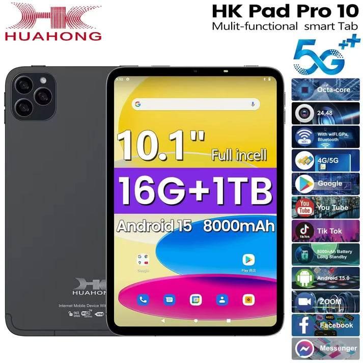 Original HK Pad Pro 10 Smart Tablet Android WiFi Bluetooth SIM