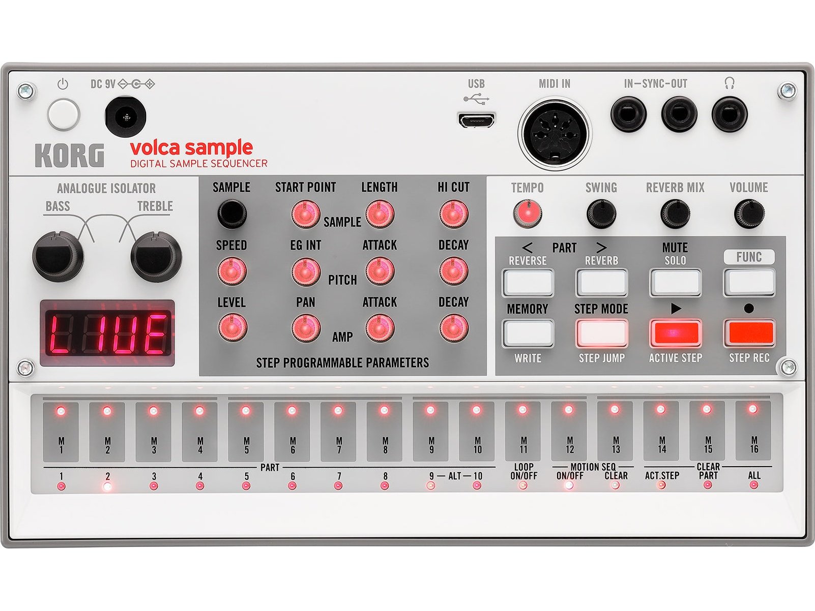 Korg Volca Sample 2 - Digital Sample Sequencer