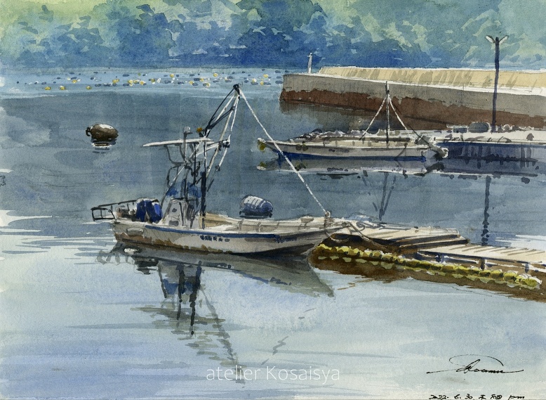 静かな漁港 – アトリエ光彩舎