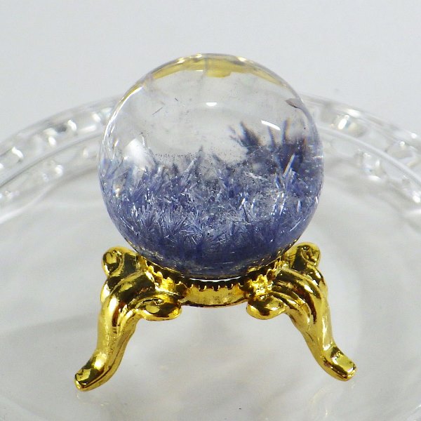 ♢miyumiyu♢K18 デュモルチェライトインクォーツ9.8ct ♢miyumiyu