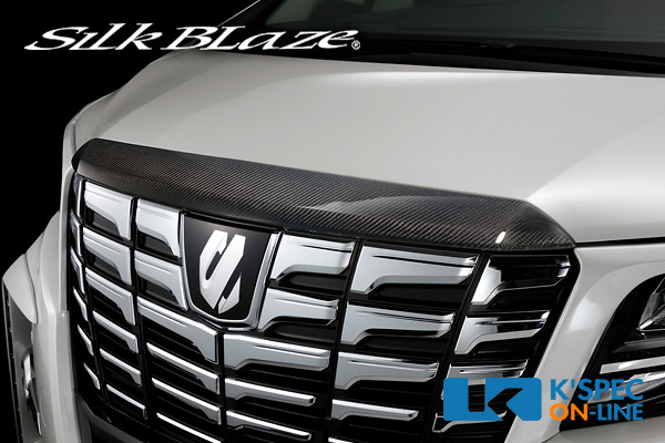 トヨタ【30系アルファード 前期】SilkBlaze フードトップモール