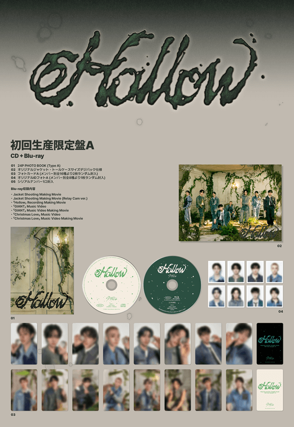 STRAY KIDS 3RD MINI JAPANESE ALBUM HOLLOW LIMITED EDITION A (CD +