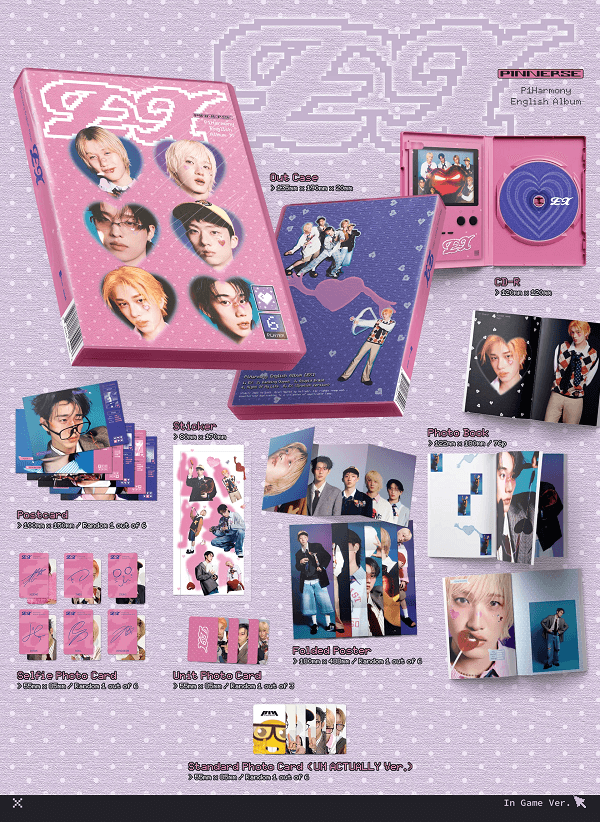 P1HARMONY ENGLISH ALBUM EX (U.S VER) | MEMBER SIGNED ALBUM (RANDOM