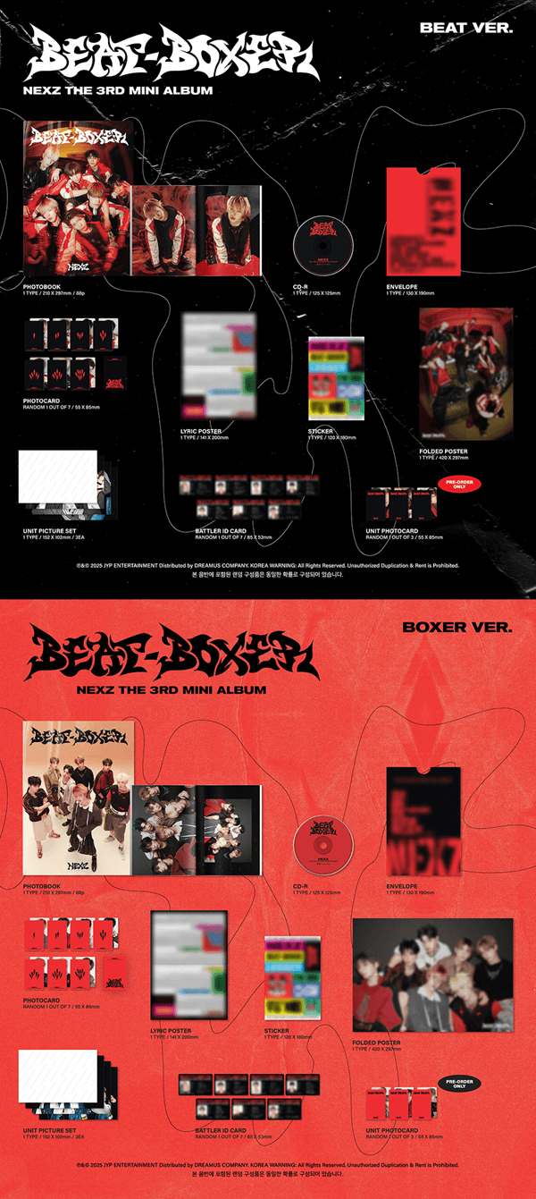 NEXZ 3RD MINI ALBUM BEAT-BOXER - Kpop USA