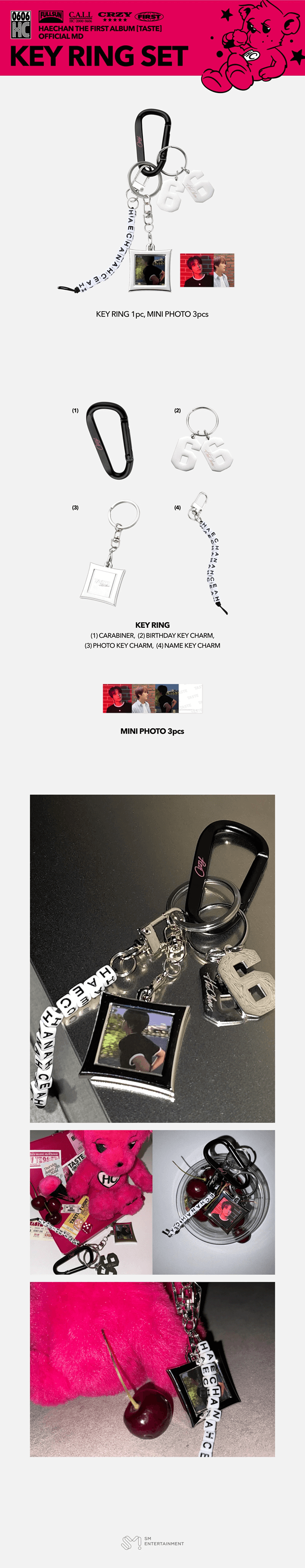 NCT HAECHAN THE 1ST ALBUM TASTE OFFICIAL MD [KEYRING SET] - Kpop USA