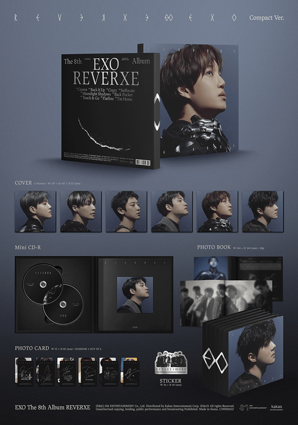 EXO 8TH ALBUM REVERXE (COMPACT VER.) | KPOP USA APPLE OFFICIAL