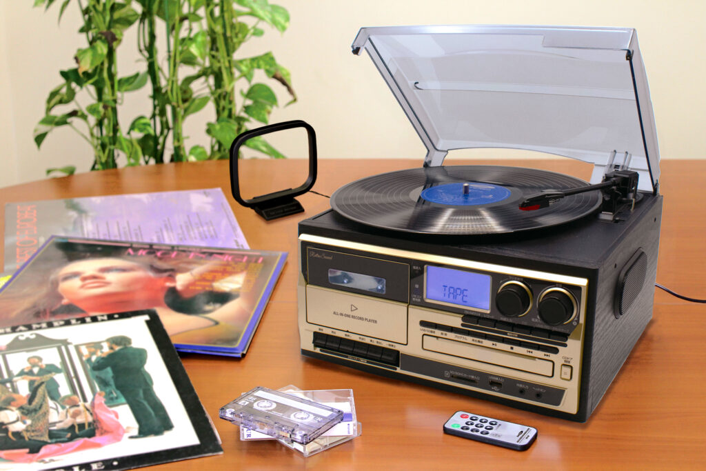 Retro Sound オールインワン・レコード・プレーヤー - 株式会社