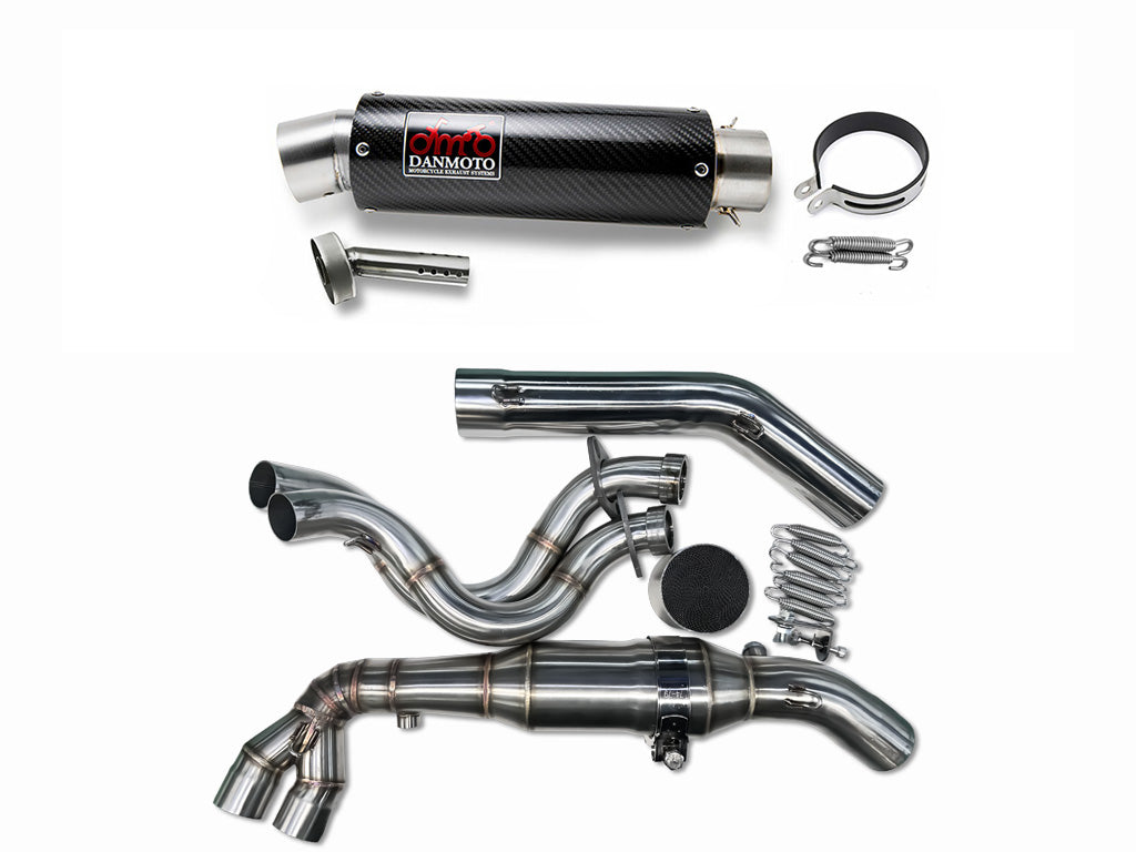 DANMOTO カーボン フルエキゾーストマフラーカワサキ Z650RS 2024-2026
