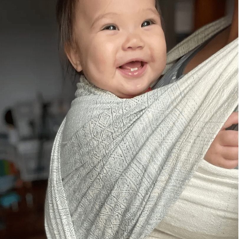 Prima Shades of Blue Tri-blend Woven Wrap by Didymos - Little Zen One