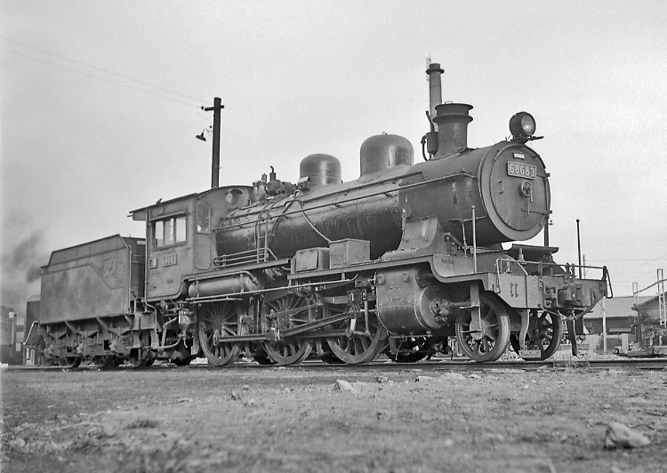 8620形蒸気機関車（68647号）岡山機関区