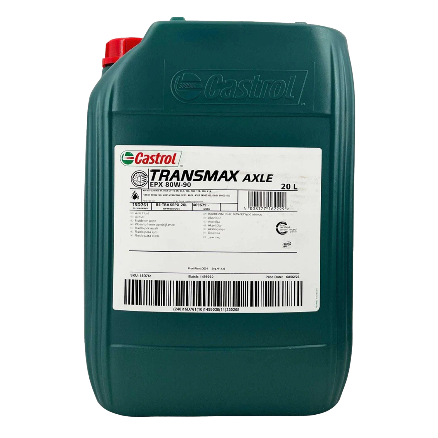 Castrol Transmax Axle EPX 80W-90 (20L) – Louis Industrial LIG