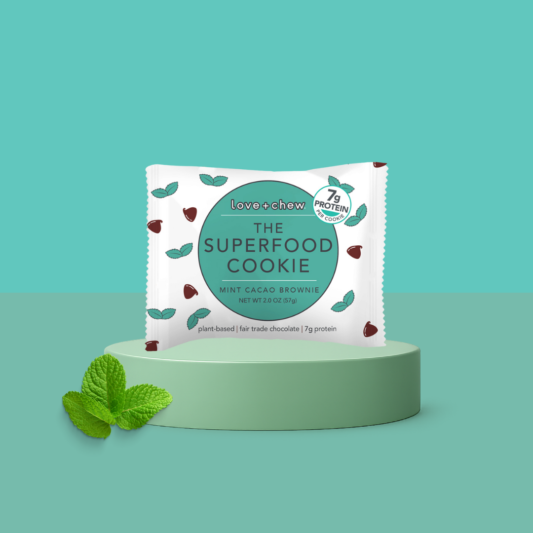 Mint Cacao Brownie – Love + Chew